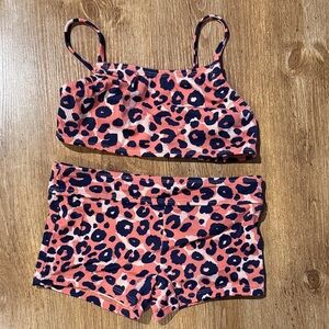 Leopard Print Two-Piece Set